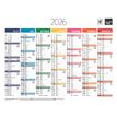 3371010323272-Quo Vadis Arc en Ciel - Calendrier 7 mois par face - 33,5 x 43 cm--1