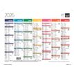 Quo Vadis Arc en Ciel - Calendrier 7 mois par face - 21 x 27 cm