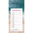 Quo Vadis Evasion - Calendrier bloc mensuel - 16 x 33,5 cm