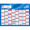 3371017524658-Calendrier de banque Septembre à Décembre - 55 x 40,5 cm - bleu - Quo Vadis-P_79364666_1-0