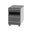 3483600292452-Caisson mobile HARMONICA - 3 tiroirs - Chêne gris-P_79367293_1-0