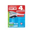 3329686467417-Clairefontaine - 4 Cahiers - 17 x 22 cm - 96 pages - Grands carreaux-P_79367567_1-0