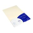 G.LALO Vergé de France - papier à demi-pli préplié - 25 feuilles - Ivoire