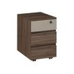 3483600349859-Caisson mobile VERMONT - 3 tiroirs - Noyer fumé-P_79375184_1-0