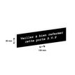2012348177649-Plaque boîte à lettres personnalisée avec votre texte - 120 x 30 mm - noire - adhésivé-P_79384151_2-1