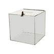 3660412026738-Promocome - Urne de comptoir sécurisée - couvercle équipé d'une serrure - 25 x 25 x 25 -P_79388306_1-0