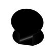 3462620001268-Bequet - 10 Étiquettes "ovaline" pied plié à chaud - noir - 7 x 5 cm-P_79390141_1-0