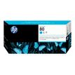 HP 80 - cyan - tête d'impression originale + dispositif de nettoyage
