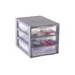 3234530001900-Fast Orgamix - Bac de rangement 3 tiroirs - transparent-P_79395519_1-0