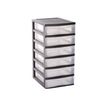 3234534165127-Fast Standard - Tour de rangement 10 tiroirs - noir/transparent-P_79395531_1-0