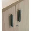 3253310132597-Armoire basse 2 Portes INEO/LEVEL/STEELY/WOODY - H72 x L80 x P47 - Corps blanc - Dessus et -P_79395820_2-1
