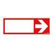 8711234129352-Pickup - Plaque de signalisation - 330 x 120 mm -  flèche rouge-P_79396317_1-0