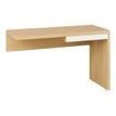 3483600165480-Retour direct pour bureau SLIVER - L102 x H69 x P45 - Chêne fl et blanc-P_79397481_1-0