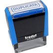 3459590000056-Trodat Xprint - Tampon formule "Duplicata" - bleu-P_79400213_4-3