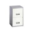 2012349450987-Classeur 2 tiroirs pour dossiers suspendus - 66 x 40 x 40 cm - Alu/blanc-P_79401131_1-0