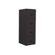 3219091966455-Classeur 4 tiroirs pour dossiers suspendus - 131 x 42 x 54 cm - noir-P_79401166_1-0