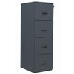 Classeur 4 tiroirs pour dossiers suspendus - 131 x 42 x 54 cm - anthracite