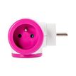 3760110684213-WATT & CO - Multiprise triplite rotative - blanc/rose-P_79401336_2-1