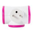 3760110684213-WATT & CO - Multiprise triplite rotative - blanc/rose-P_79401336_4-3