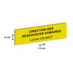 2012349936436-Plaque de porte personnalisée avec votre texte - 170 x 47 mm - jaune - adhésivée prête -P_79402708_2-1