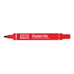 3474374075006-Pentel PEN N50 - Pack de 4 marqueurs permanents - pointe ogive - noir, bleu, rouge et vert-P_79402863_5-4