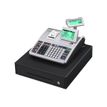 Casio SE-S400 - Caisse enregistreuse - 3000 PLU - Tiroir : 8 pièces et 4 billets - Noir/argent - certifié loi fiscale 2018.