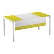 3660141251524-Voile de fond pour bureau EASYDESK L160cm - Blanc/vert-P_79407971_1-0