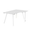 3483600495587-Bureau compact à droite SUNDAY - 160 cm - Pieds trapèze - Gris-P_79408139_1-0