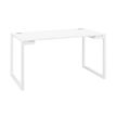 3483600495594-Table d'appoint SUNDAY - L 120 cm - Pieds cadre - Blanc-P_79408140_1-0