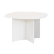3483600495761-Table rectangulaire avec côtés arrondis SUNDAY - Blanc-P_79408153_1-0