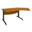 3253310150126-Bureau 135° IDRA - retour d'angle à droite - L180 cm - Pieds anthracite - plateau imitati-P_79408641_1-0