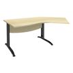 3253310150362-Bureau 135° IDRA - retour d'angle à droite - L180 cm - Pieds anthracite - plateau imitati-P_79408665_1-0