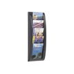 3660141203646-Présentoir mural Quick Fit pour documents A5 - 5 compartiments - noir/transparent-P_79409430_1-0