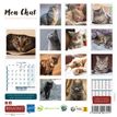 Calendrier illustré BOUCHUT 15 x 15 cm MON CHAT 70 %