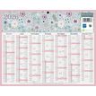 3592930026719-Bouchut Fleurs - Calendrier bancaire 7 mois par face - 21 x 26,5 cm--1