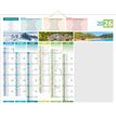 3592930026689-Calendrier bancaire effaçable année civile + 1 feutre effaçable BOUCHUT "4 Saisons - Effaçable" 43 --0