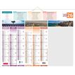 3592930026689-Calendrier bancaire effaçable année civile + 1 feutre effaçable BOUCHUT "4 Saisons - Effaçable" 43 --1