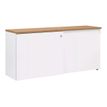 3483600722805-Crédence YES ! - L160 x H75 x P45 - 2 portes coulissantes - Façade blanche - Dessus Meris-P_79409711_1-0