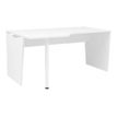 3483600713261-Bureau compact 90° à gauche YES ! - 160 cm - Pieds panneaux fixes - Blanc-P_79409813_1-0