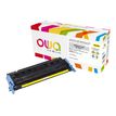 3112539607432-Cartouche laser compatible HP 124A - jaune - Owa K12243OW-P_79410827_1-0