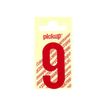 8711234223395-Pickup - Étiquette autocollante - 90 mm - Chiffre 9 - rouge brillant-P_79413045_1-0