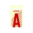 Pickup - Étiquette autocollante - 150 mm - Lettre A - rouge brillant