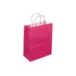 2130858206274-50 Sacs cadeau kraft - poignées torsadées - 22 cm x 12 cm x 31 cm - fuchsia-P_79414209_1-0