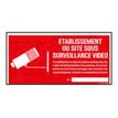 8711234129864-Pickup - Panneau de signalisation - 300 x 150 mm - Site sous vidéosurveillance-P_79417813_1-0