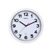 MaulStep - Horloge - mécanisme radio pilotée - 30 cm - blanc