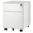 3700339879830-Caisson mobile métallique monobloc - H50 x L42 x P56,5 cm - 2 tiroirs - blanc-P_79420819_1-0