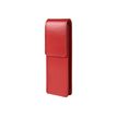 Oberthur Birmingham - Etui double pour stylos - rouge