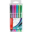 STABILO SENSOR F - 6 feutre d'écritures - pointe fine - couleurs assorties