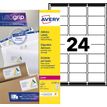 Avery - 960 Étiquettes adresse blanches - 63,5 x 33,9 mm - Impression laser - réf L7159-40