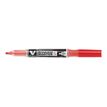 Pilot V BOARD MASTER S - Pack de 10 marqueurs effaçables - pointe extra fine - rouge